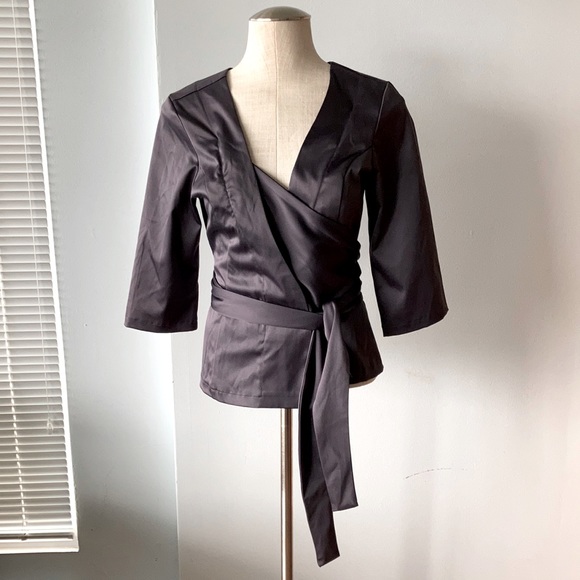 NWT Narcissist grey wrap jacket - Picture 1 of 10